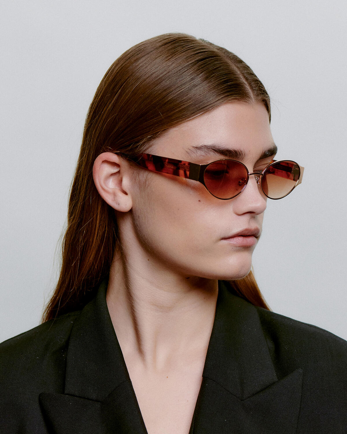 Bella solbrille - Rosegold Havana